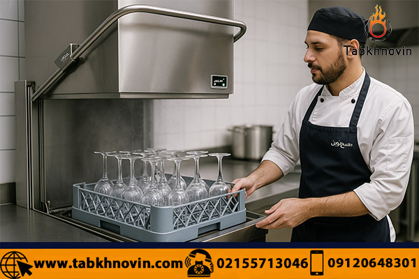 نحوه استفاده از ماشین ظرفشویی صنعتی