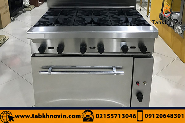 اجاق-گاز-صنعتی-دست-دوم-طبخ-نوین
