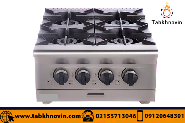 اجاق-گاز-چهار-ردیفه-رومیزی-طبخ-نوین