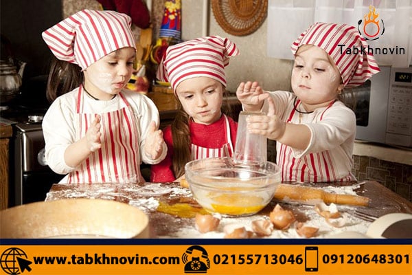 دستورالعمل‌ های-ساده-برای-پخت-با-کودکان-طبخ نوین